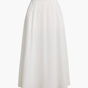 J. Crew White Maxi A-Line Skirt for Weddings